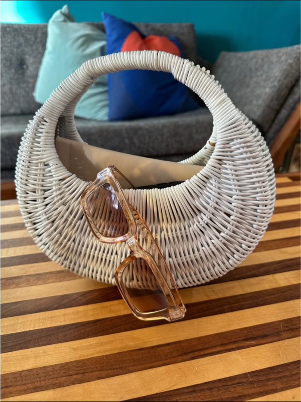 Vintage Wicker Purse